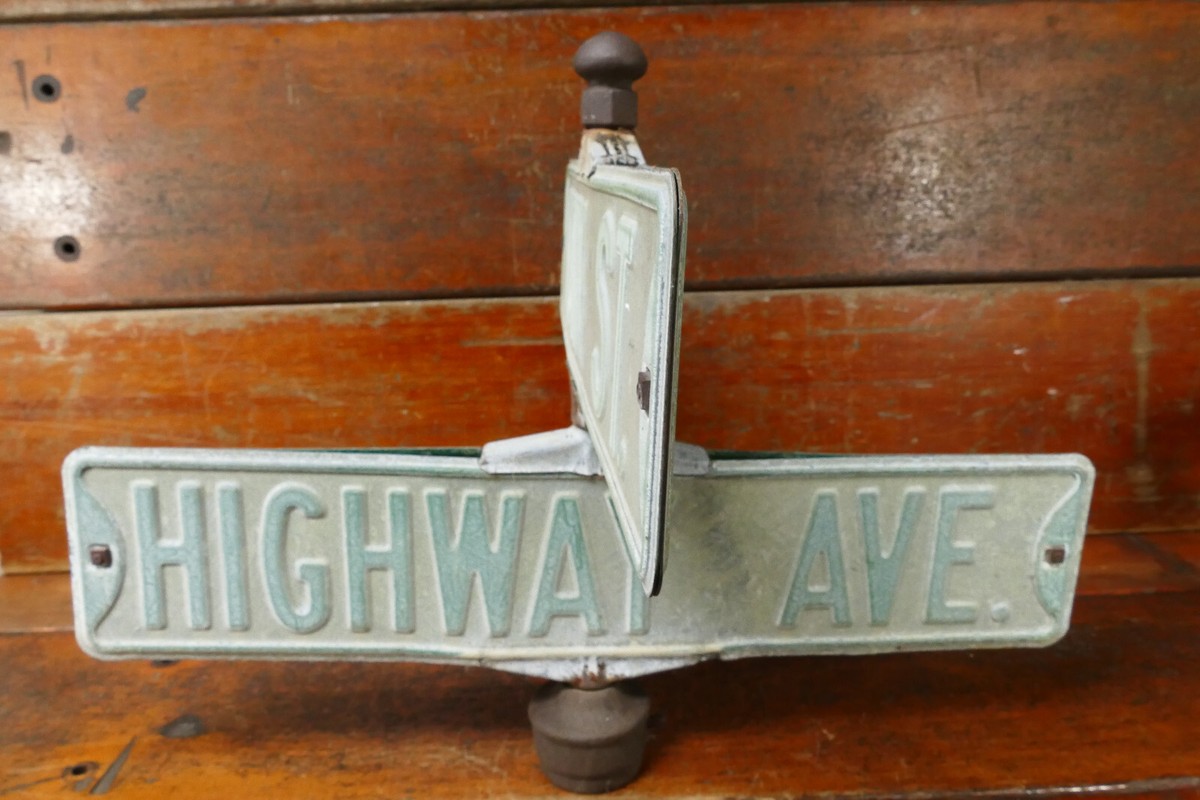 USAストリート看板 4ht Vintage Street Sign Double Sided