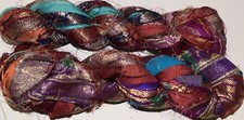 100g LUREX Sari Border Silk Ribbon craft ribbon, jewelry, beads making