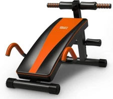 SQUATZ Decline Situp and Sit Up Bench for Abs: Abdominal Bench Core Muscles.