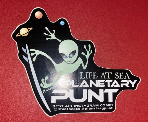 LIFE AT SEA PLANETARY PUNT Bumpersticker Vinyl Decal by Tim Ward FREE SHIPPING - Foto 2 di 3