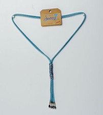 Modeschmuck Kette von Sweet7 aus Strass, Sonstiges in Hellblau