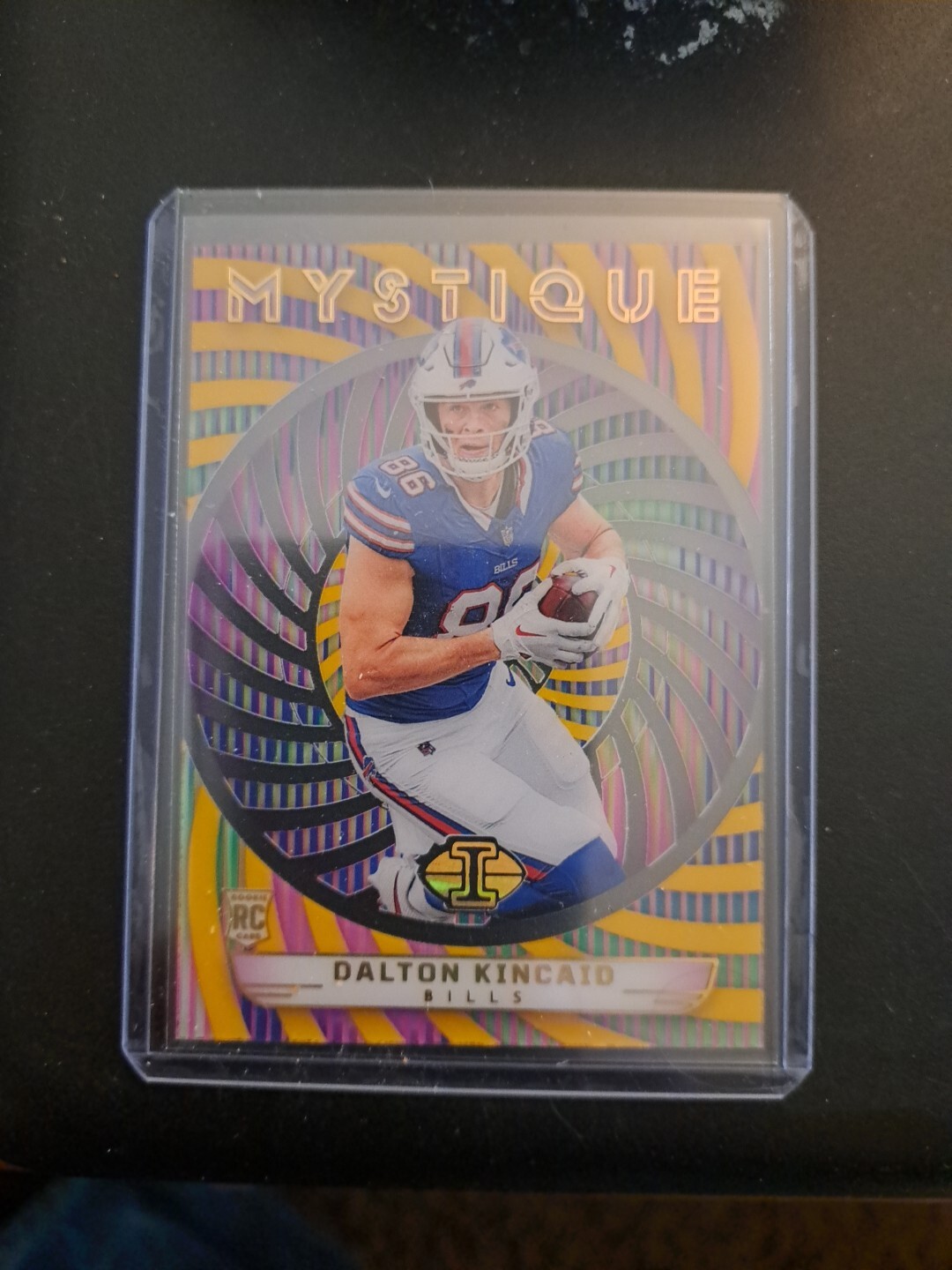 2023 Illusions Dalton Kincaid Mystique Gold RC 7/25 Buffalo Bills Rookie #7