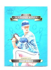 2021 Diamond Kings Baseball #DDK-KR Brady Singer Debut Kansas City Royals