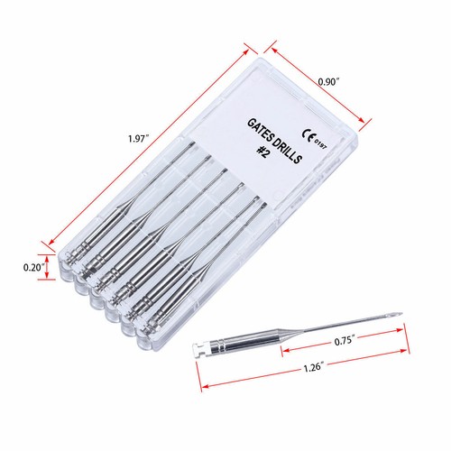 1 Pack 6 Pcs Dental SST Endodontic Root Canal Peeso Reamers/GATES DRILLS 28/32mm - Picture 28 of 31