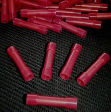 25 PACK -- 22 thru 10 Awg Premium Nylon Butt Splice connector Select Size