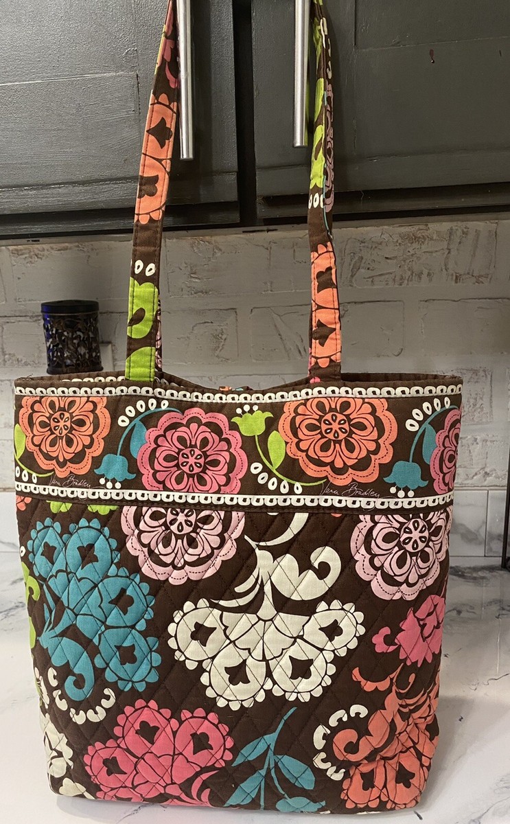 Vera Bradley LOLA Toggle purse tote bag retired boho beach  display picture 3