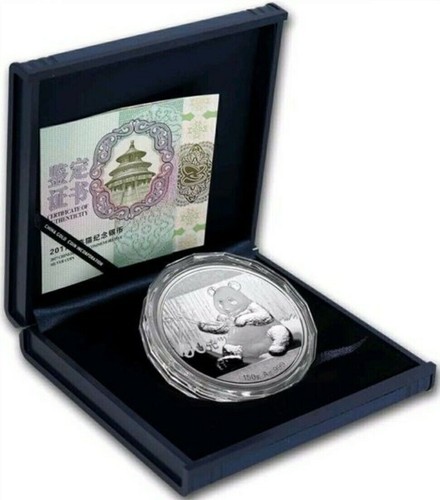 Münze 150 Gramm .999 Feinsilber Chinesischer Panda 2017 - Bild 2 von 3