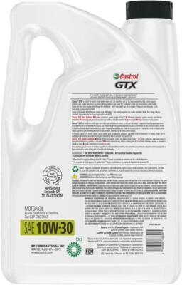 Castrol 15B7AA GTX 10W-30 Motor Oil, 5 Quart, 3 Pack | eBay