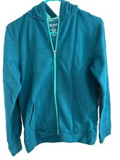 Tek Gear Ultrasoft Fleece Lined Hoodie Jacket Full Zip Boys Youth Size XL