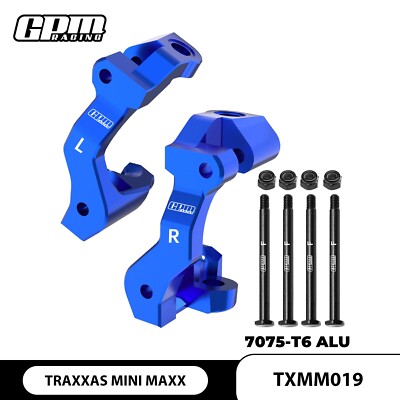 GPM 7075Alu Front Caster Blocks C-Hubs TRAXXAS Mini Maxx /XRT