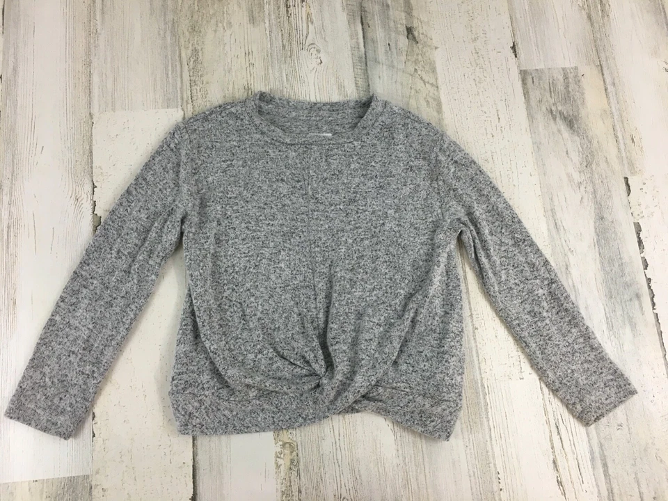 Suéter Gap Niños Niñas Suave Girado Frontal Gris Talla XS 4 5 Foto 3 de 4