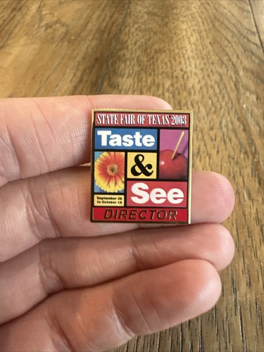 Vintage Texas State Fair Director Enamel Lapel Pin