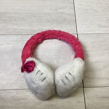 Diadema De Orejas De Gato Kawaii Para Niñas | 2 Piezas De Paño Rosa Para Cosplay Y Fiestas