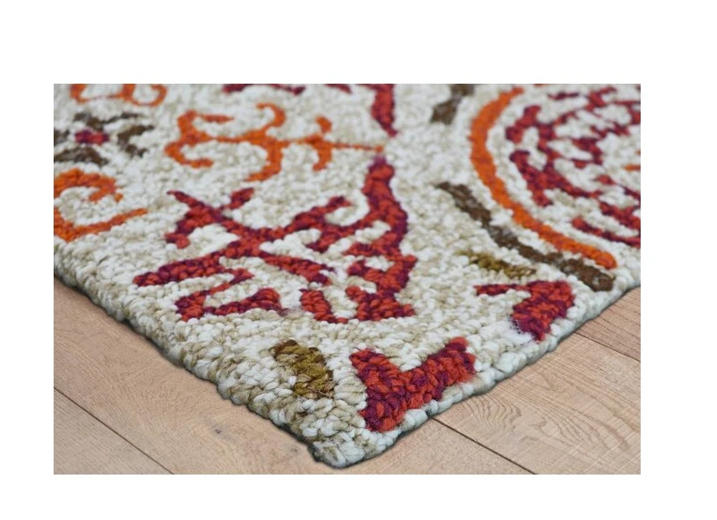 Mohawk 2 x 3 Bristol 红牡蛎室内/室外奖章波西米亚地毯 — 第 4/4 张图片