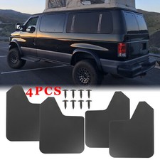 For Ford E150 E250 E350 Econoline Van 4x Rally Mud Flaps Splash Guard Mudguard For Ford E150 E250 E350 Econoline Van 4x Rally Mud Flaps Splash Guard Mudguard