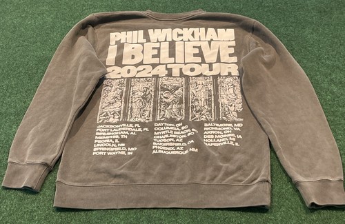 Phil Wickham I Believe Pullover Crewneck 2024 Tour Adult Size M Unworn - Picture 6 of 7
