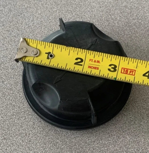 07-12 GMC ACADIA FARO PLÁSTICO POLVO BOMBILLA TAPA 61A-1808-0137 USADO OEM Foto 3 de 4