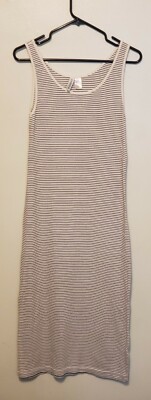 Women's H&M Divided Basics Size M Stretch Sleeveless Casual Dress 