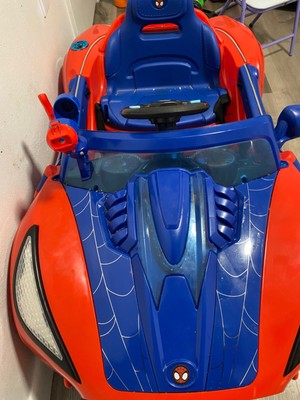 Im selling my 2 year old son riding car it s also red and blue  and my son only 
