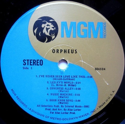 ORPHEUS "ORPHEUS" - LP - RARE - 1967 MGM RECORDS - TERRIFIC CONDITION - NEW! - Picture 5 of 6