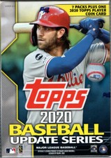 2020 Topps Update Factory Sealed Baseball Card Blaster Box Rookie Insert Coin