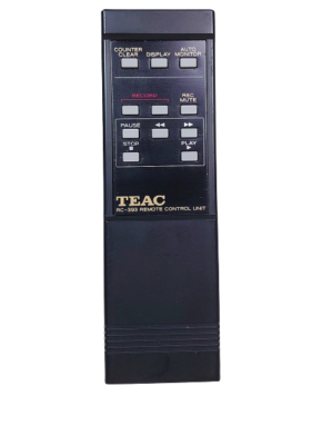 TEAC RC-393 Remote Controller For Cassette Deck Black Very Good | eBay