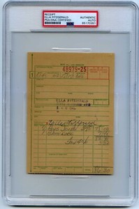 Ella Fitzgerald Autograph | eBay