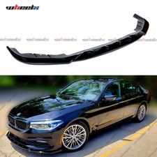 FOR BMW 5 SERIES G30 G31 SE STANDARD FRONT SPLITTER SPOILER GLOSS BLACK 17-2020