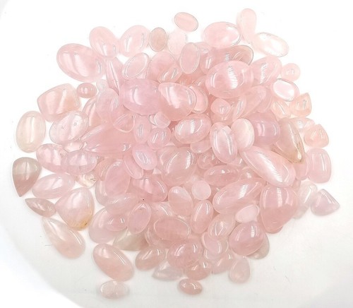 Natural Rose Quartz Cabochon Wholesale Lot, Rose Quartz Amazing quality 72484 - Picture 4 of 6