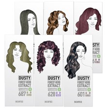  SOFEI Dusty Forest Herb Extract Hair Color Hair Dye Color Kit  50g  50g NEW