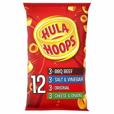 Hula Hoops Variety Multipack Crisps Pack of 6/12/18