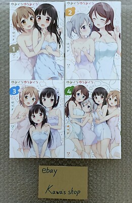 Yumeguri yurimeguri Vol.1-4 Komplettsatz Comics Hazuki Manga Ichijinsha Yuri GL