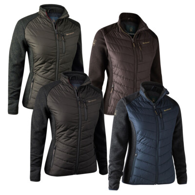 Deerhunter Lady Caroline Wattierte Jacke mit Strick Jagdjacke Damen Jagd Outdoor