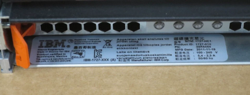 IBM EXP3000 SAS Expansion Array 1727-HC1 7.2TB 12 x 600GB 15K SAS HDD - Image 3 of 4
