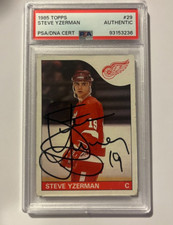 Steve Yzerman Cards, Rookie Cards and Autograph Memorabilia Guide 51