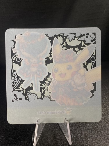 Pikachu & Calyrex Pokemon Cafe Coaster Card Nintendo 2022 - Picture 2 of 7