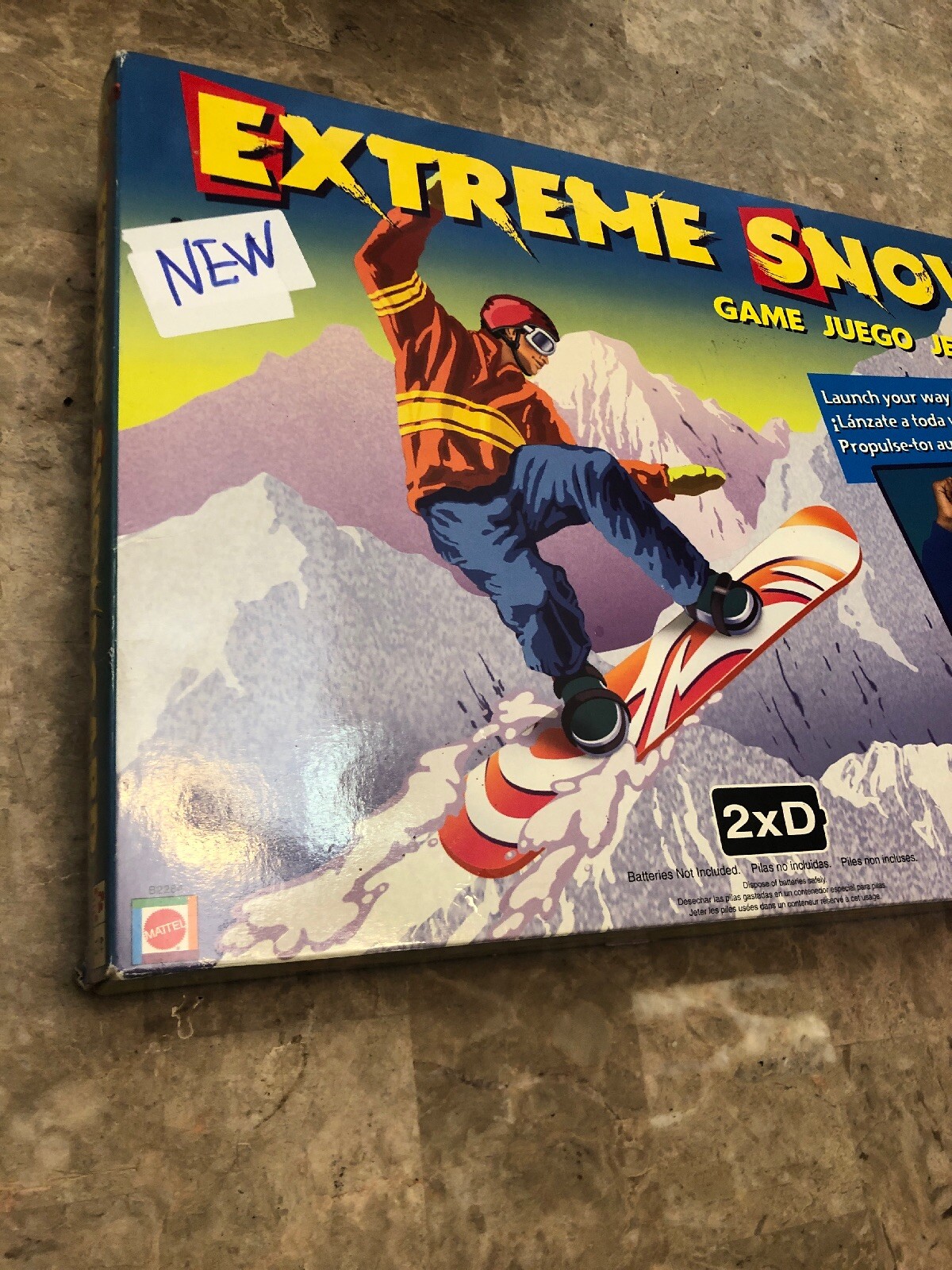 Motorized EXTREME SNOWBOARD Board Game, Mattel B2284, Brand New eBay