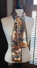 MADE IN ITALY SIGNATURE STUDIO METALLIC SCARF