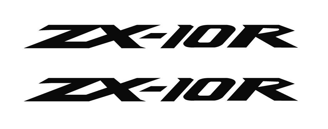 Set of 4 ZX10R Kawasaki Decal Stickers Vinyl motorcycle ZX Z KLX