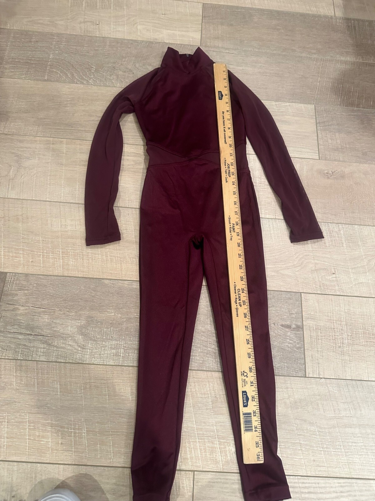 WEISSMAN INTERMEDIATE CHILD BURGUNDY RED DANCE CO… - image 3