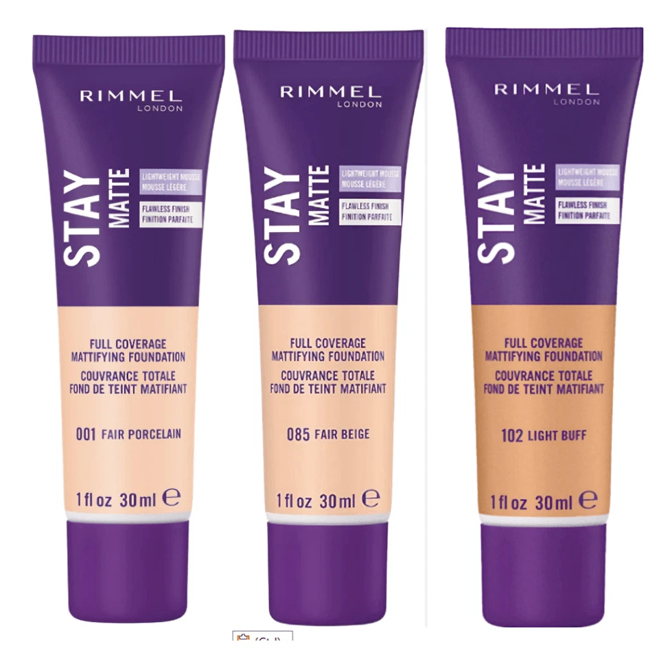 Rimmel Stay Matte Mousse Foundation 30ml - Choose Your Shade