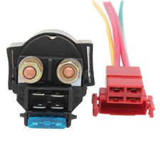 Starter Relay Solenoid + Plug For Honda Goldw...