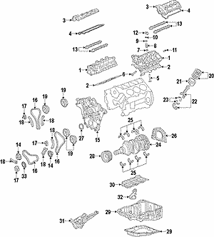 Oil Pump-Belt 12647896, 12647898 Oil Pump Kit, Pump Chain And Sprockets OEM - Picture 2 of 2