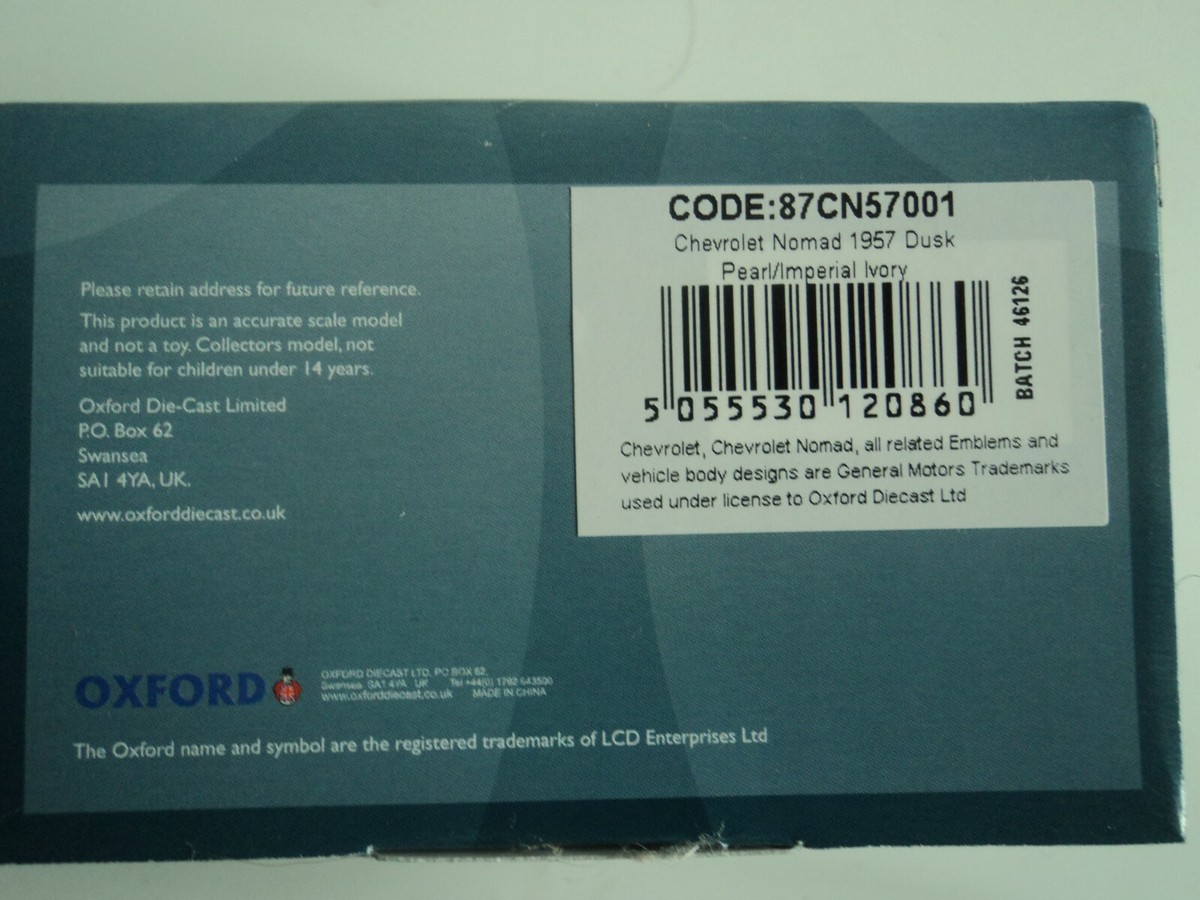 Miniature Chevrolet Nomad 1/87 Oxford Orange/doré 1957 - Voiture - Foto 7