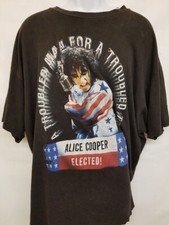 ALICE COOPER - ORIGINAL VINTAGE 2000 BRUTAL PLANET CONCERT TOUR 2XLARGE T-SHIRT