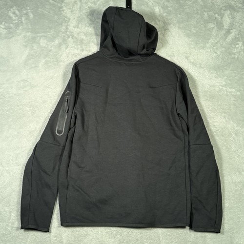 Nike Hoodie Mens Large Black Tech Fleece Full Zip Jacket CU4489-010 - Picture 9 of 10