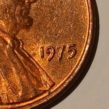 1975 Lincoln Memorial Penny 1c Circulated Coin NMM Ungraded No Mint Mark 
