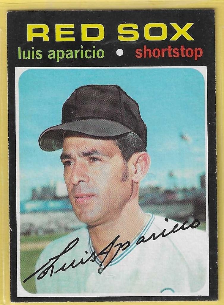 1971 Topps High Number Luis Aparicio Red Sox #740 EX