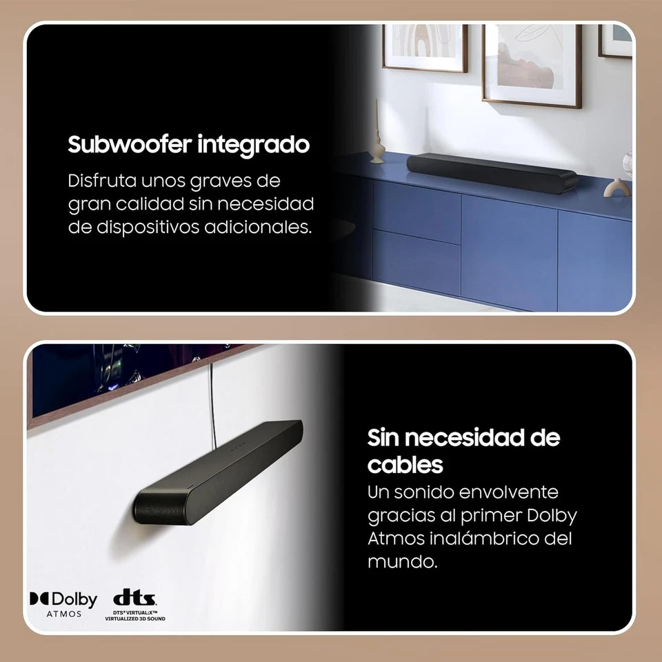 Samsung HW-S61D Soundbar S-Series 200 Watt 5.0 Kanal All in One Soundbar NEU OVP - Bild 3 von 4