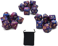 Dollatek Polyhedral Dice Set Tischspiele WüRfel 3 Sets WüRfel 3 X 7 (21 StüCk) W